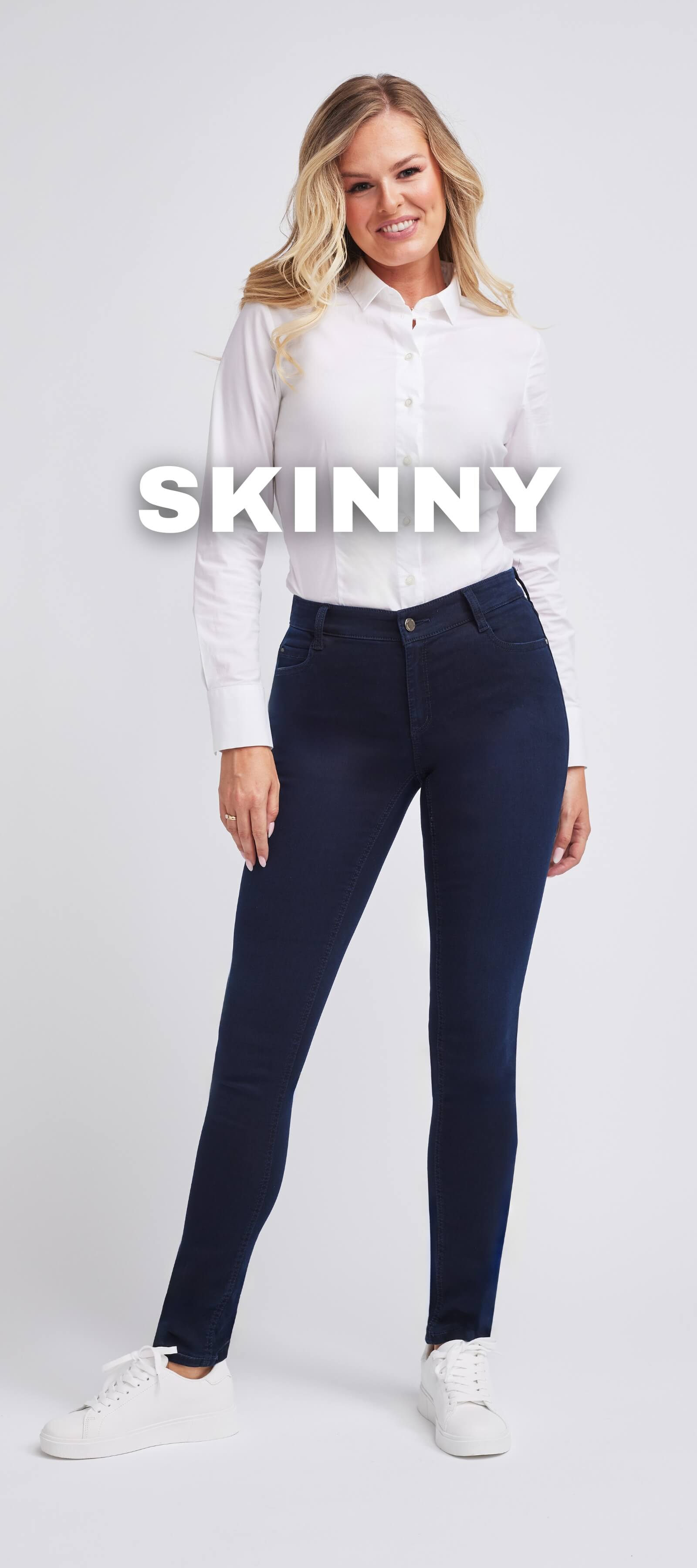 wonderjeans skinny, figurbetonte Damenjeans mit schmaler Passform