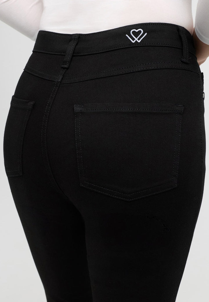 wonderjeans High Waist Straight Forever Pure Black