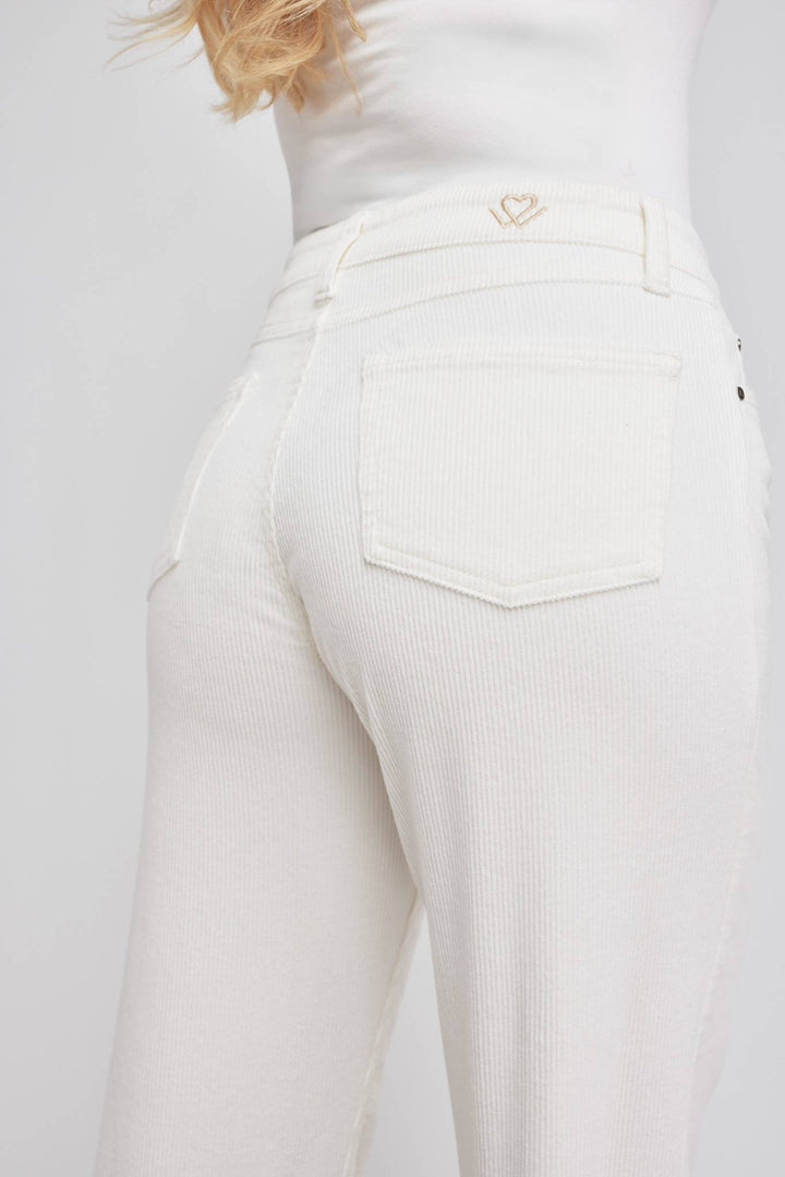 wonderjeans Loose Fit Off White Cord