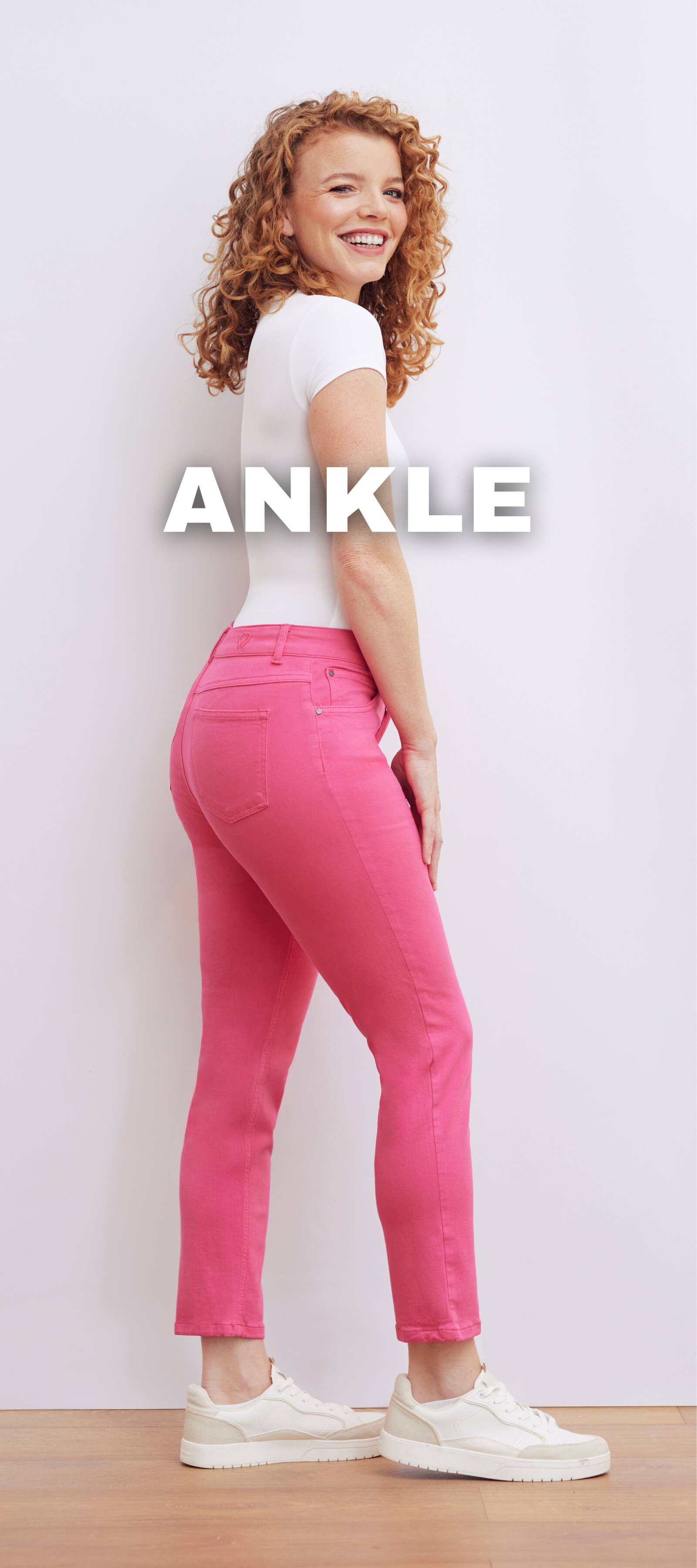 Wonderjeans Ankle Damenjeans in kurzer Länge, figurbetont und modisch