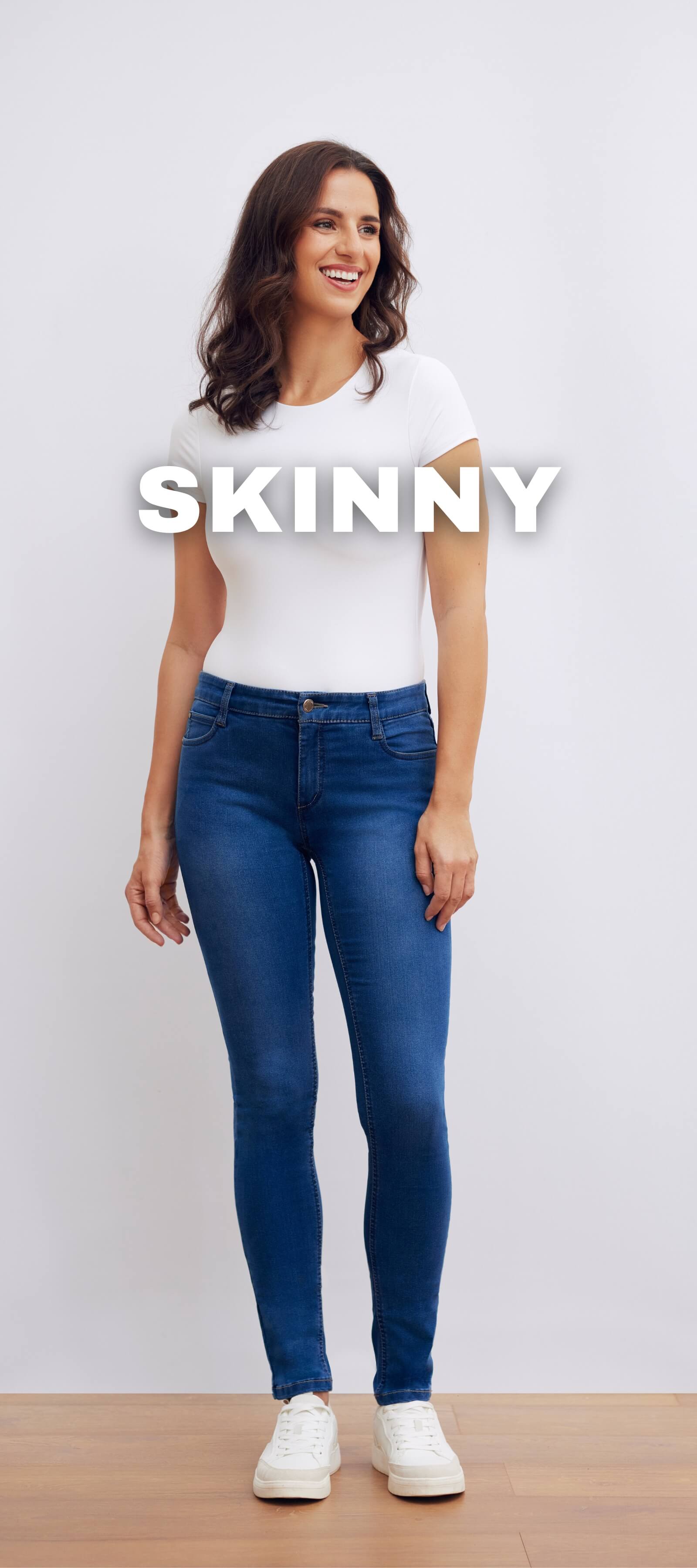 wonderjeans skinny, figurbetonte Damenjeans mit schmaler Passform