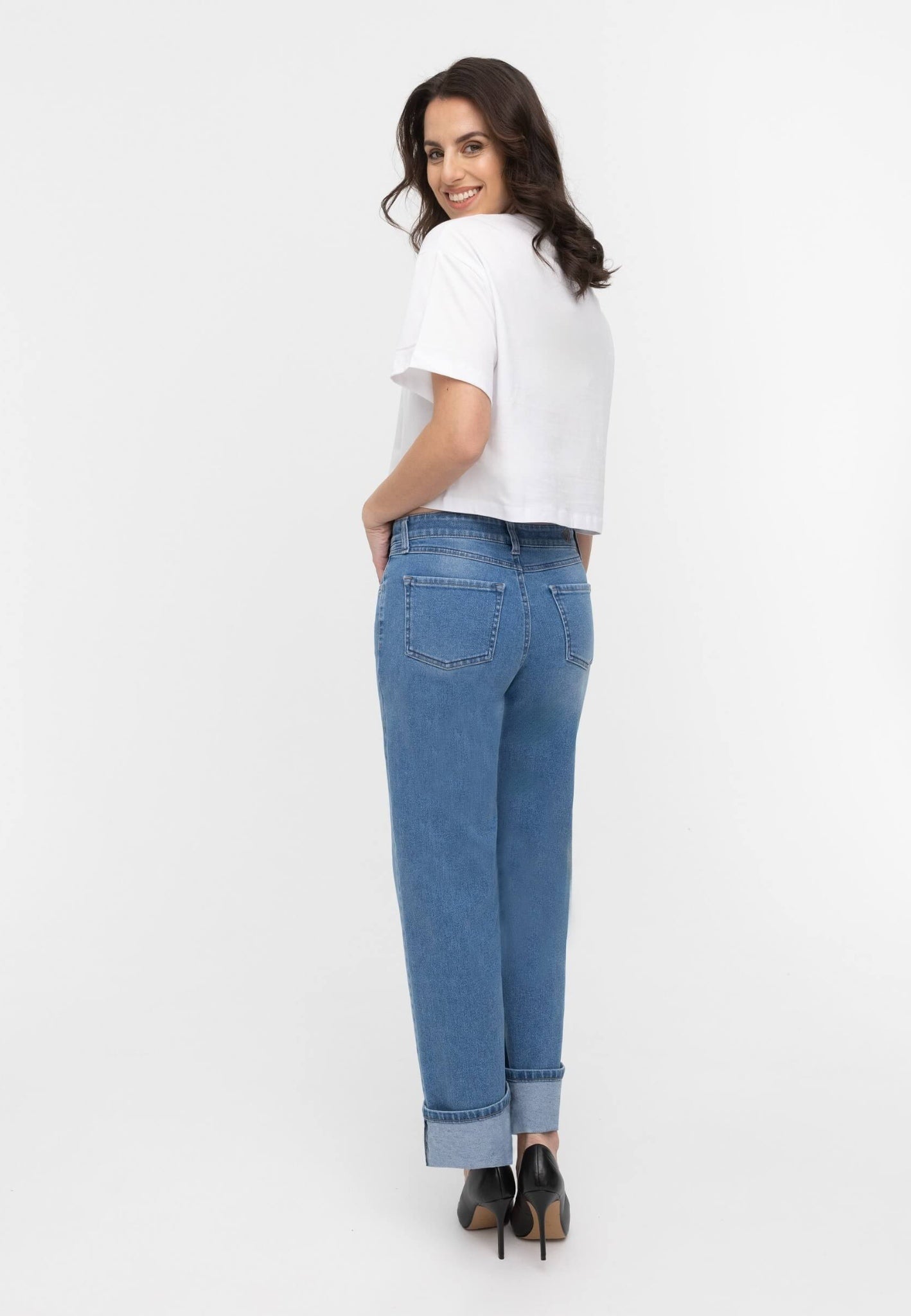 wonderjeans Loose Fit Blue Light washed