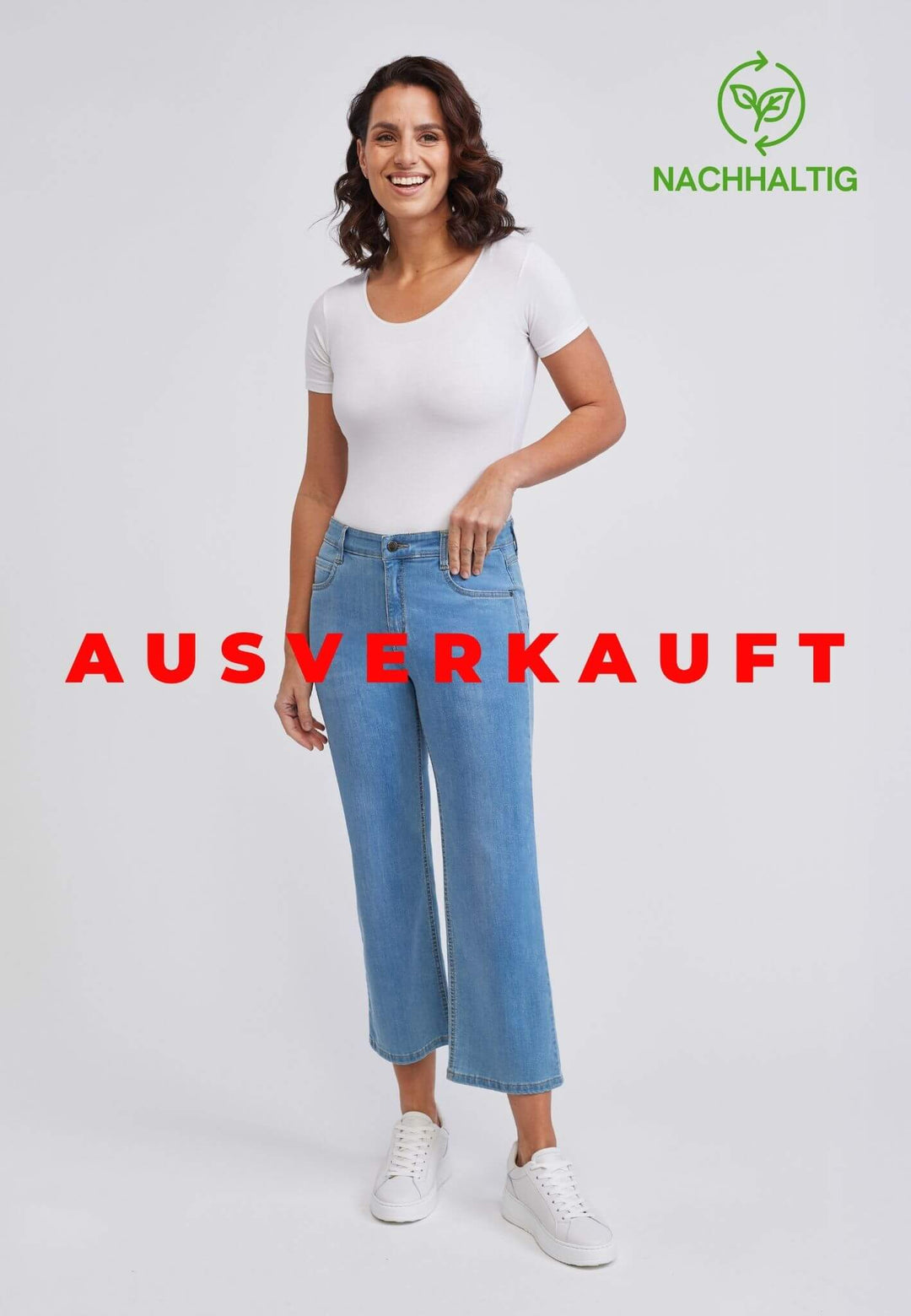 wonderjeans Relaxed Straight Ankle Blue Bleach