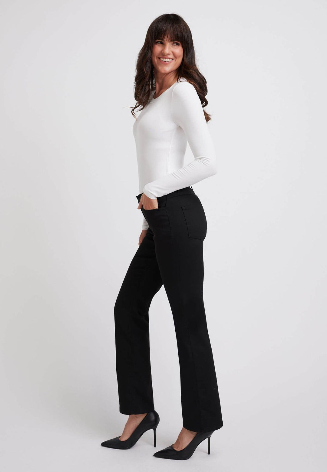wonderjeans Bootcut Black Techno