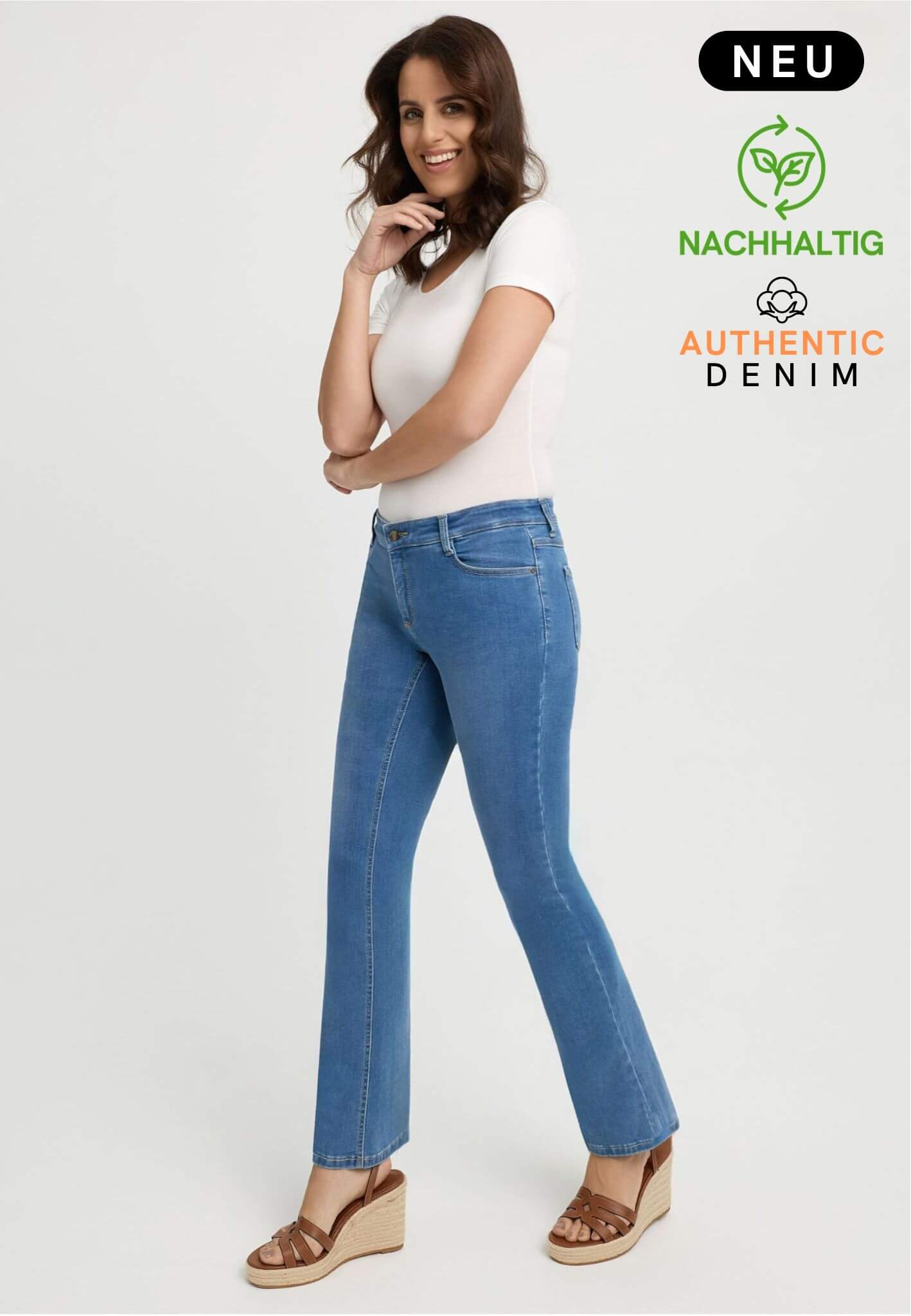 wonderjeans Bootcut Authentic bleach