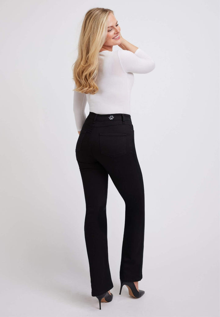 wonderjeans High-Waisted Bootcut Forever Pure Black