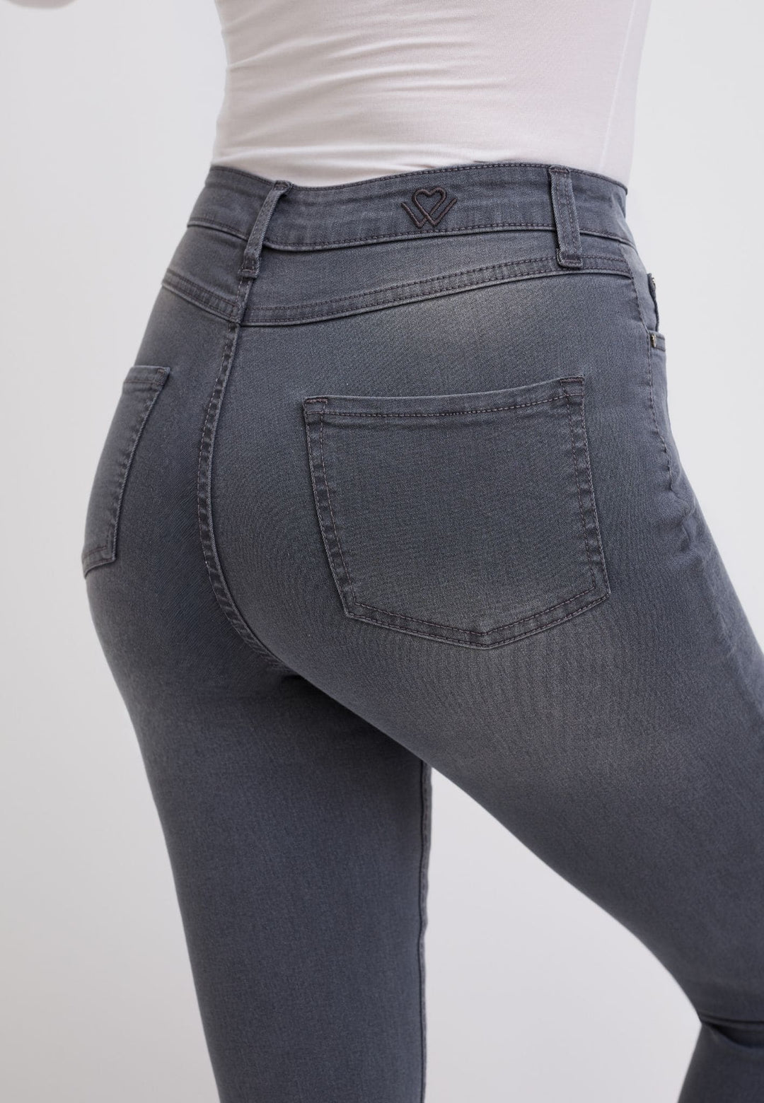 wonderjeans High-Waist Gray Super Wash