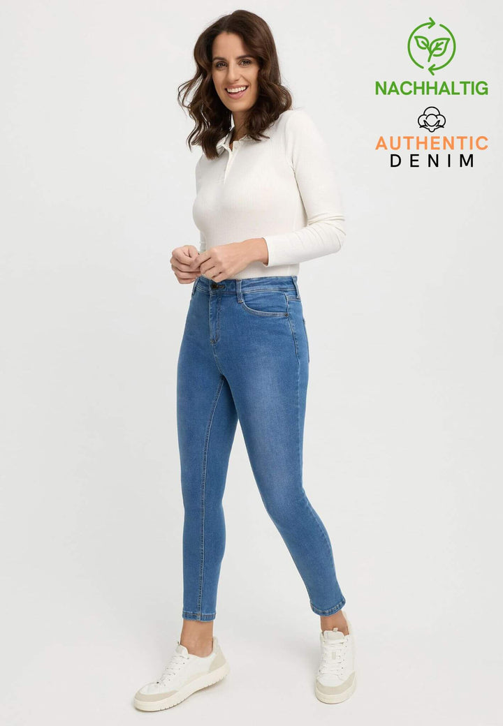 wonderjeans High Waist Authentic indigo
