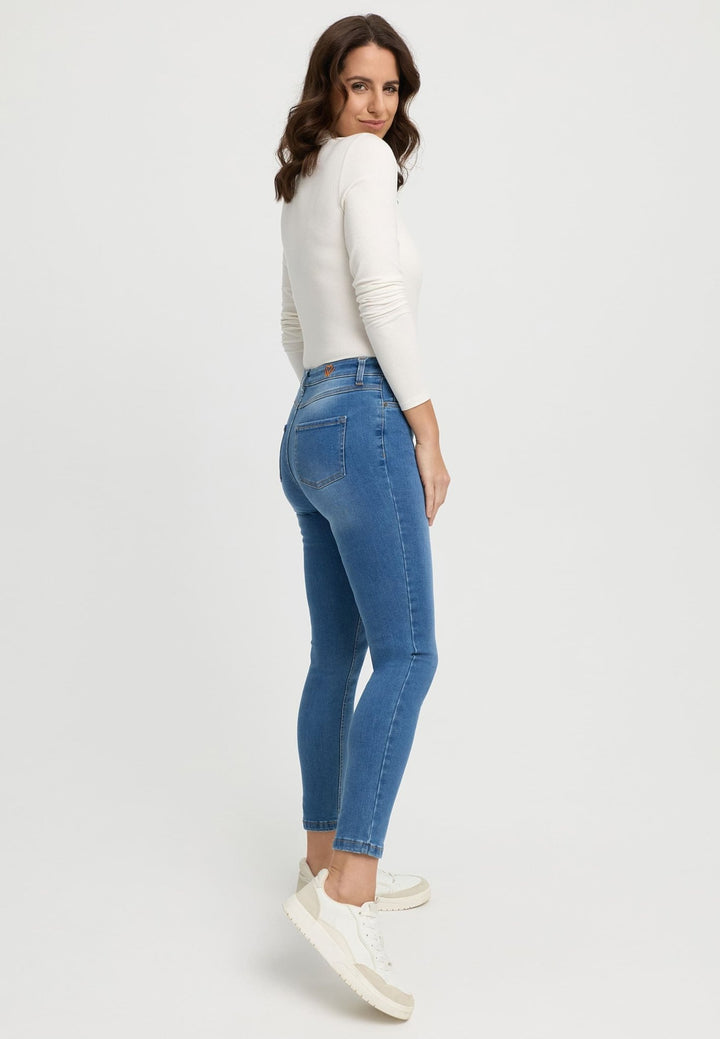 wonderjeans High Waist Authentic indigo