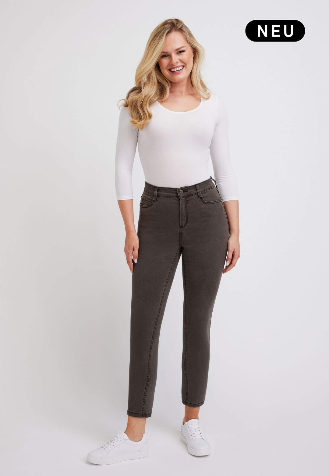 wonderjeans High-Waist Mocca