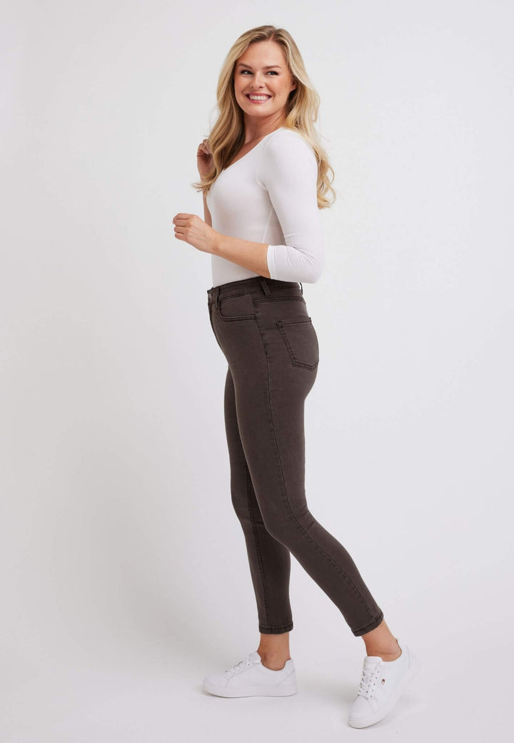 wonderjeans High-Waist Mocca