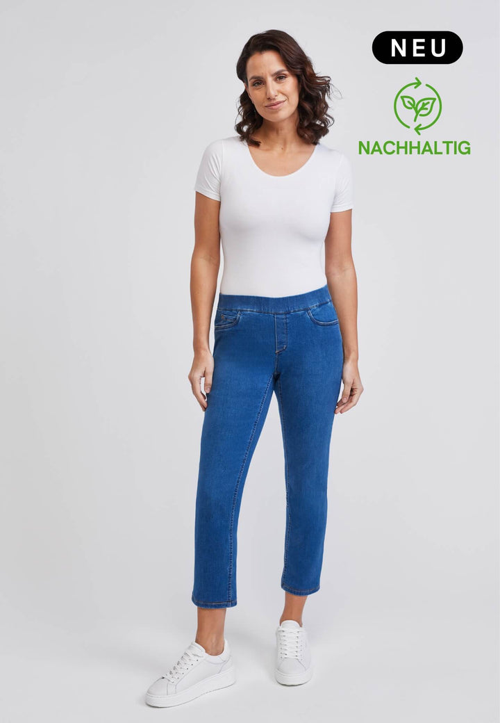 wonderjeans Ankle Pull On Super Stone Blue