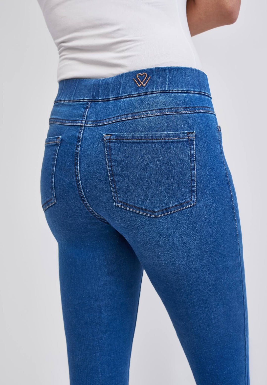 wonderjeans Ankle Pull On Super Stone Blue