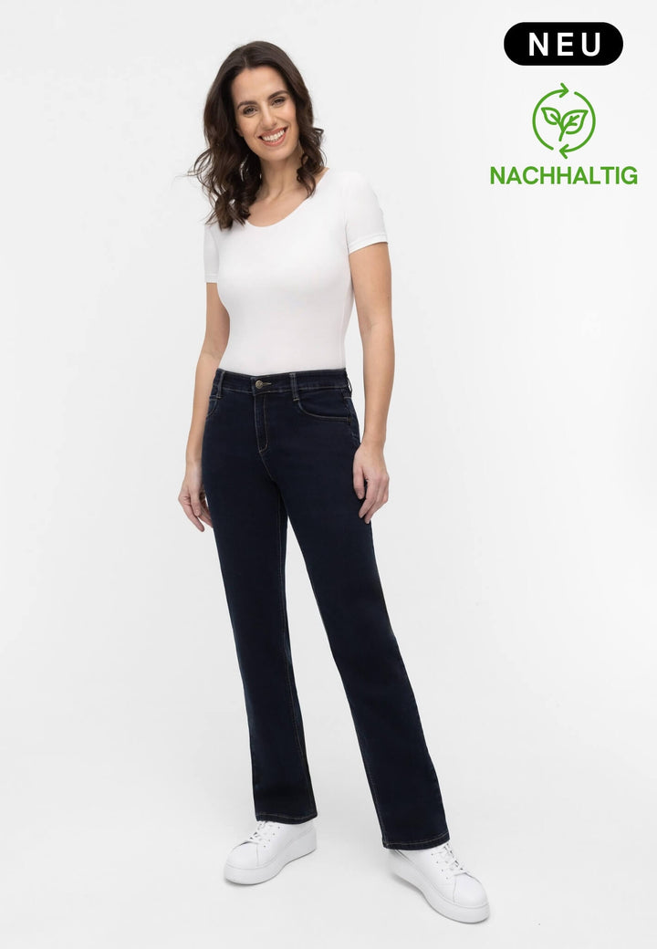 wonderjeans Relaxed Straight Blue Black