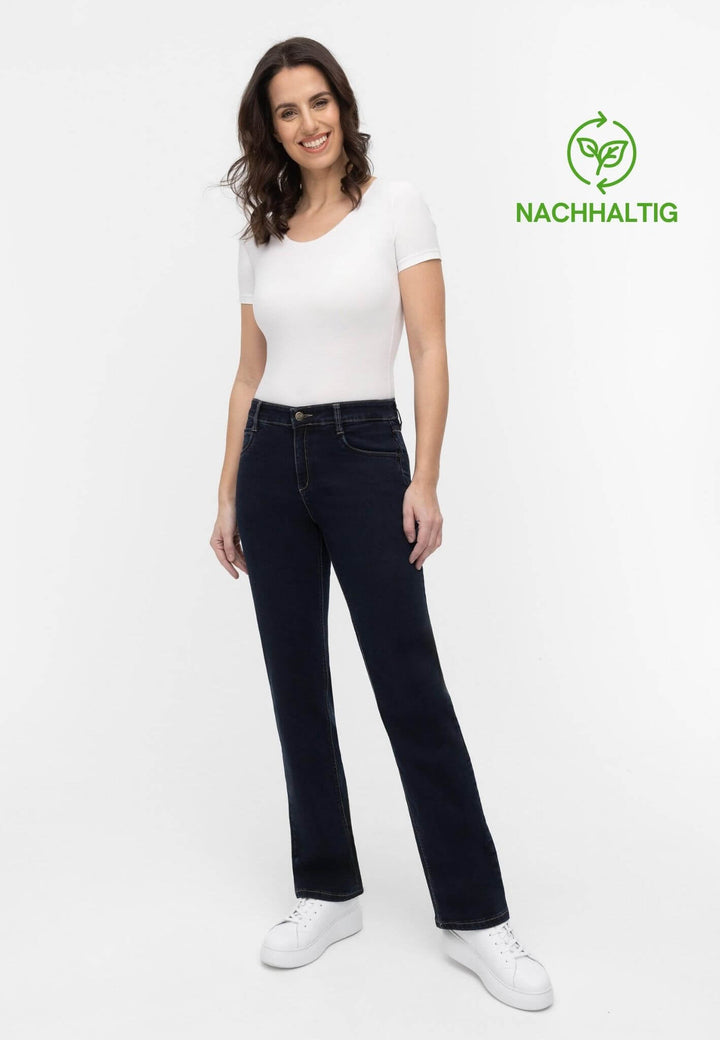 wonderjeans Relaxed Straight Blue Black