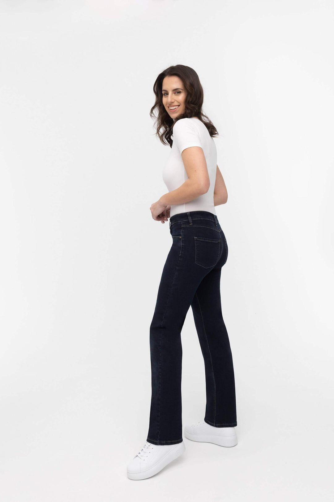 wonderjeans Relaxed Straight Blue Black