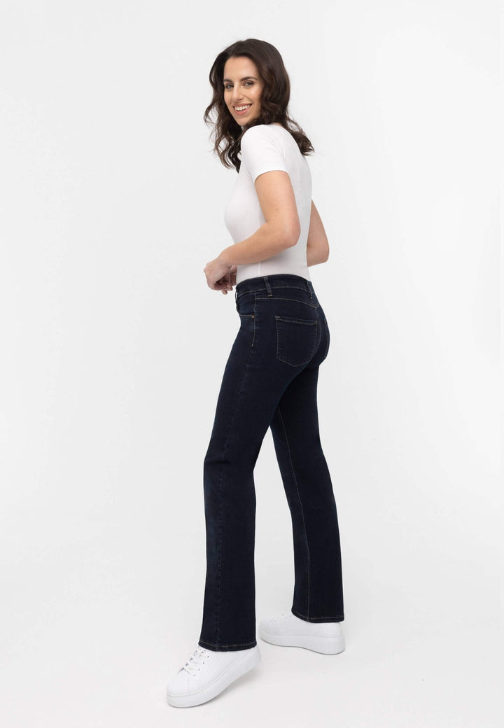 wonderjeans Relaxed Straight Blue Black