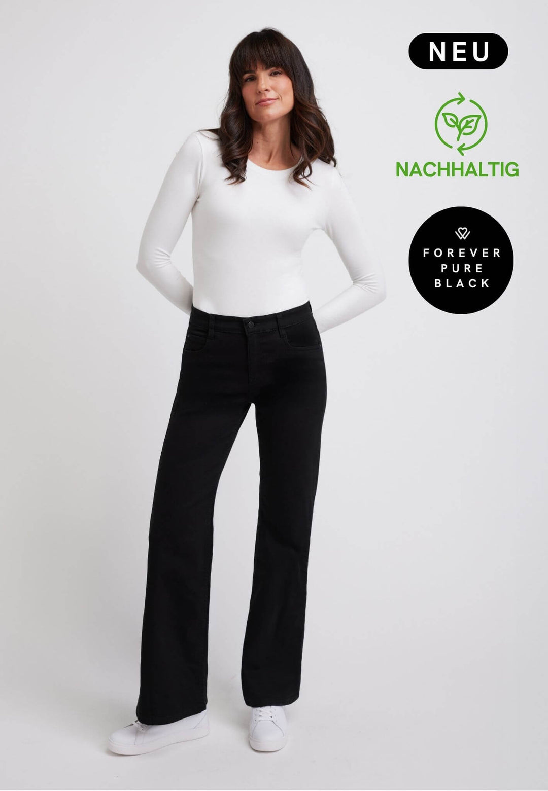 wonderjeans Relaxed Wide Forever Pure Black