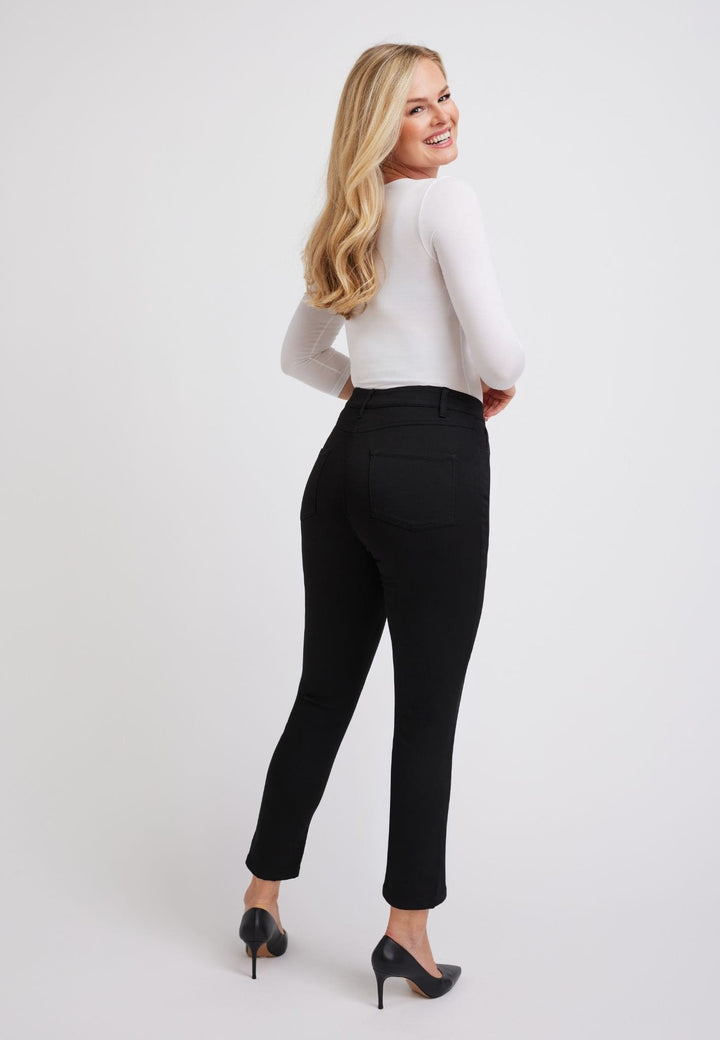 wonderjeans High-Waisted Black Techno