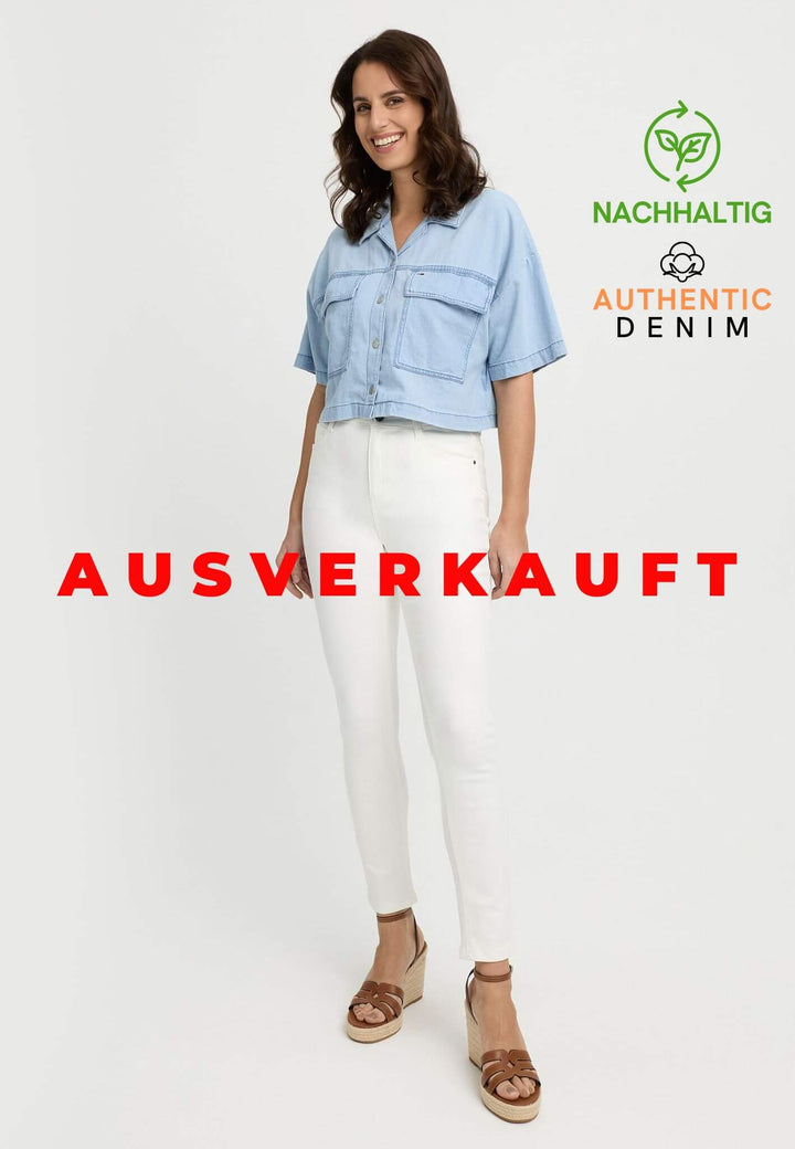 wonderjeans High Waist Authentic White